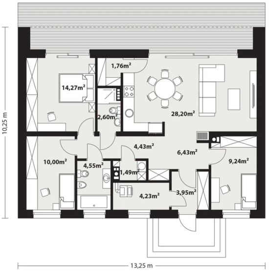 Bungalov Bora 4+KK