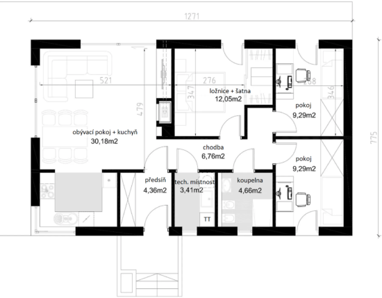 Bungalov Locca 4+kk