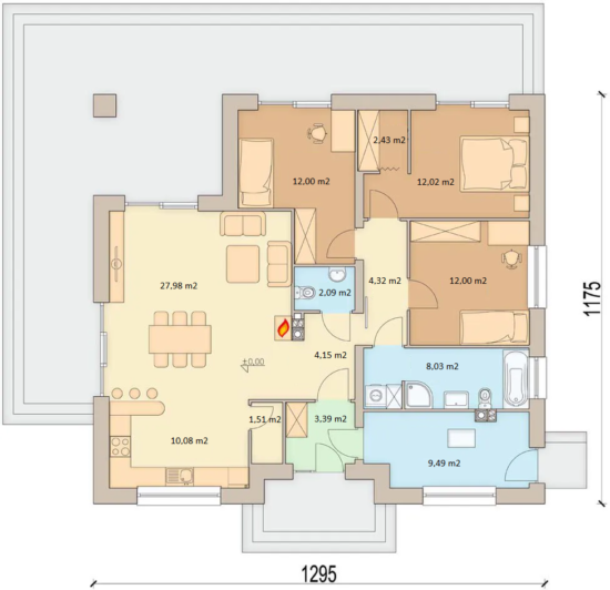Bungalov Arcada 4+1