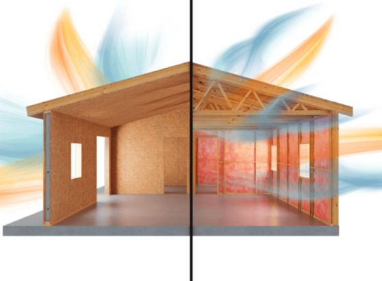 Moderní rámový a sendvičový dům vedle sebe - srovnání různých stavebních technologií v současné architektuře