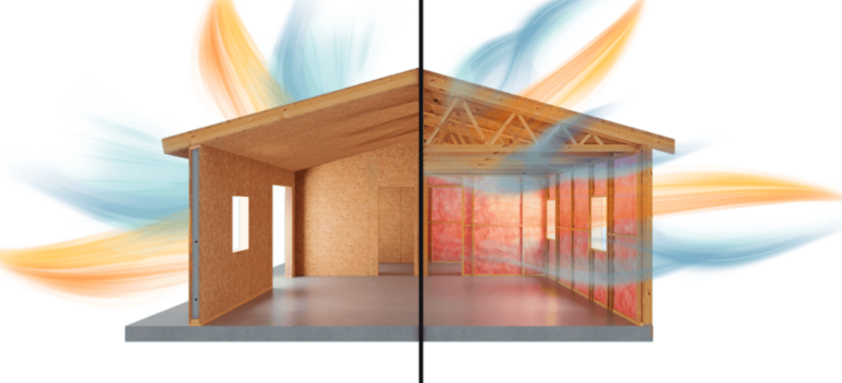 Moderní rámový a sendvičový dům vedle sebe - srovnání různých stavebních technologií v současné architektuře